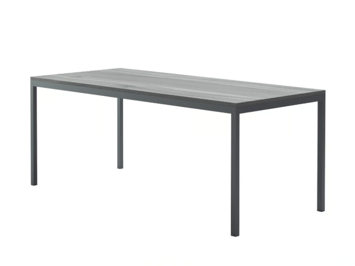 EDWARD - Rectangular steel table _ ALMA DESIGN